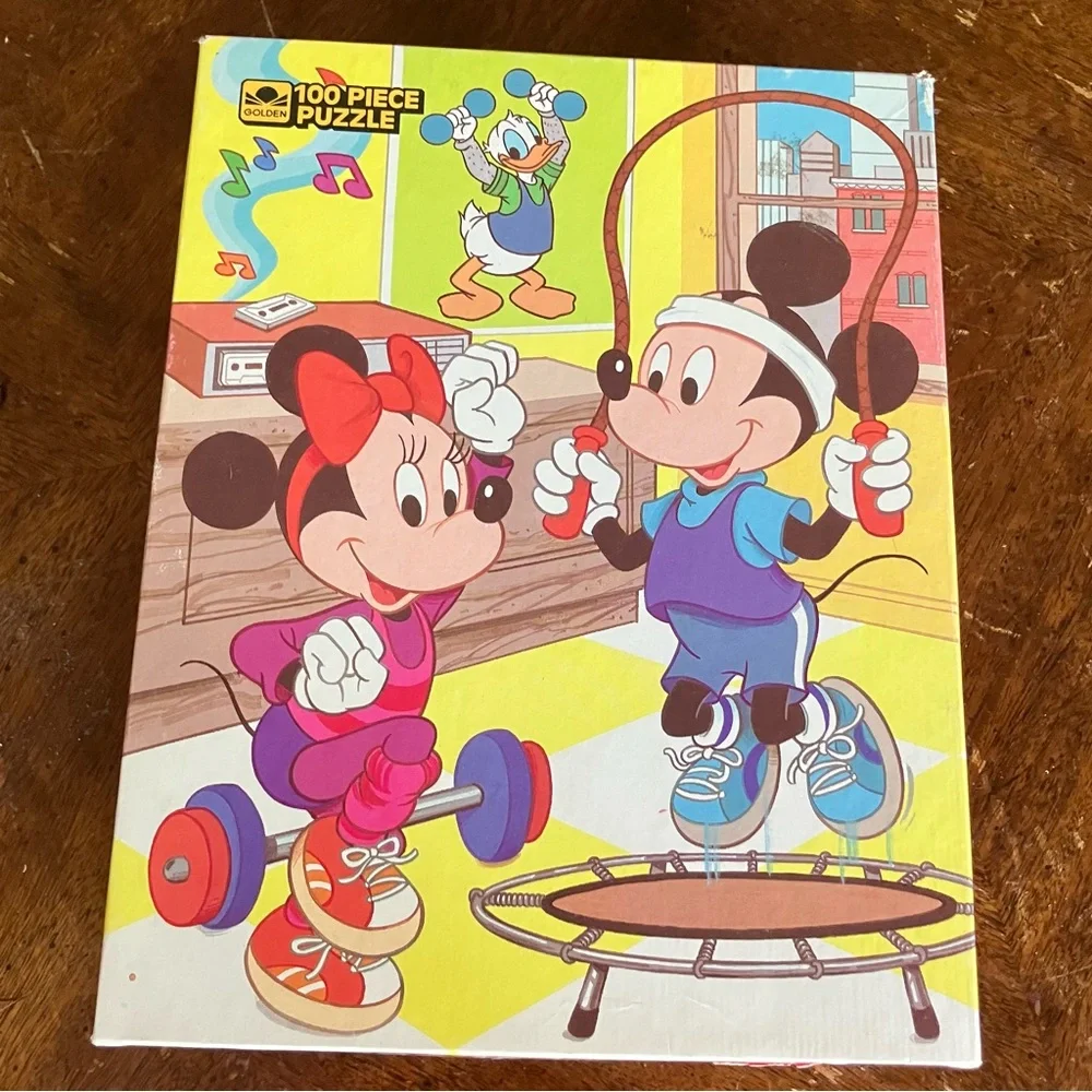 1986 Disney Mickey & Minnie‎ Mouse Puzzle Set